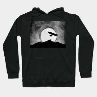 Raven in the Moonlight Hoodie